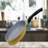 10" Ceramic Coating Interior and Exterior Cooking Frying Pan, Made In Korea view 1