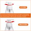eBoot 24 Pcs Foaming Soap Dispenser Foaming Pump Bottle Travel Hand Soap Pump Foam Dispenser Bottle Plastic Press Bottles Empty Refillable Plastic Container for Liquid Shampoo (8 oz) view 4