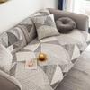 XSlive Cotton Quilted Sofa Couch Cover Boho Geometric Print Sectional Couch Covers Anti-Slip Washable Sofa Slipcover for Kids Dogs Pet, 1 Piece/Not All Set (43"x70") view 2