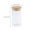 Cabilock Glass Kitchen Canisters with Airtight Bamboo Lid Clear Jar Sealed Canister Container Food Storage for Loose Tea Coffee Bean Sugar Salt Cookie Jar Candy Snack 175/250/300/380/ /900/1150ml view 2