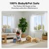 FLOWORLD Fiddle Leaf Fig Tree 6ft Tall Artificial Tree in Plastic Pot Fake Ficus Lyrata Plants with 184 Decorative Fiddle Leaves Faux Fig Trees for Home Office Living Room Decor Indoor Outdoor view 4