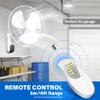 HealSmart 16 Inch Wall Mount Fan with Remote Control, 3 Oscillating Modes, 3 Speed, Timer, 1 Pack view 2