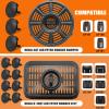 Air Fryer Replacement Parts for Ninja Foodi Airy Fryer, 8 PCS Food Grade Air Fryer Rubber Bumpers Feet Tabs Tips Accessories for Ninja Foodi DZ201 DZ071 DZ090 DZ100 DZ401 DZ550 DualZone Air Fryer view 3