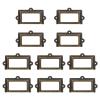 Iron Drawer Label Frames 10pcs Simple Cabinet Holders view 1