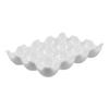 12 Egg Holder Storage Container Ceramic Fridge Egg Organizer Modern Kitchen Accessory view 1