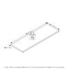 Furinno Rossi 23-Inch Wall Mounted Floating Display Shelves, Espresso, Set of 2 view 3