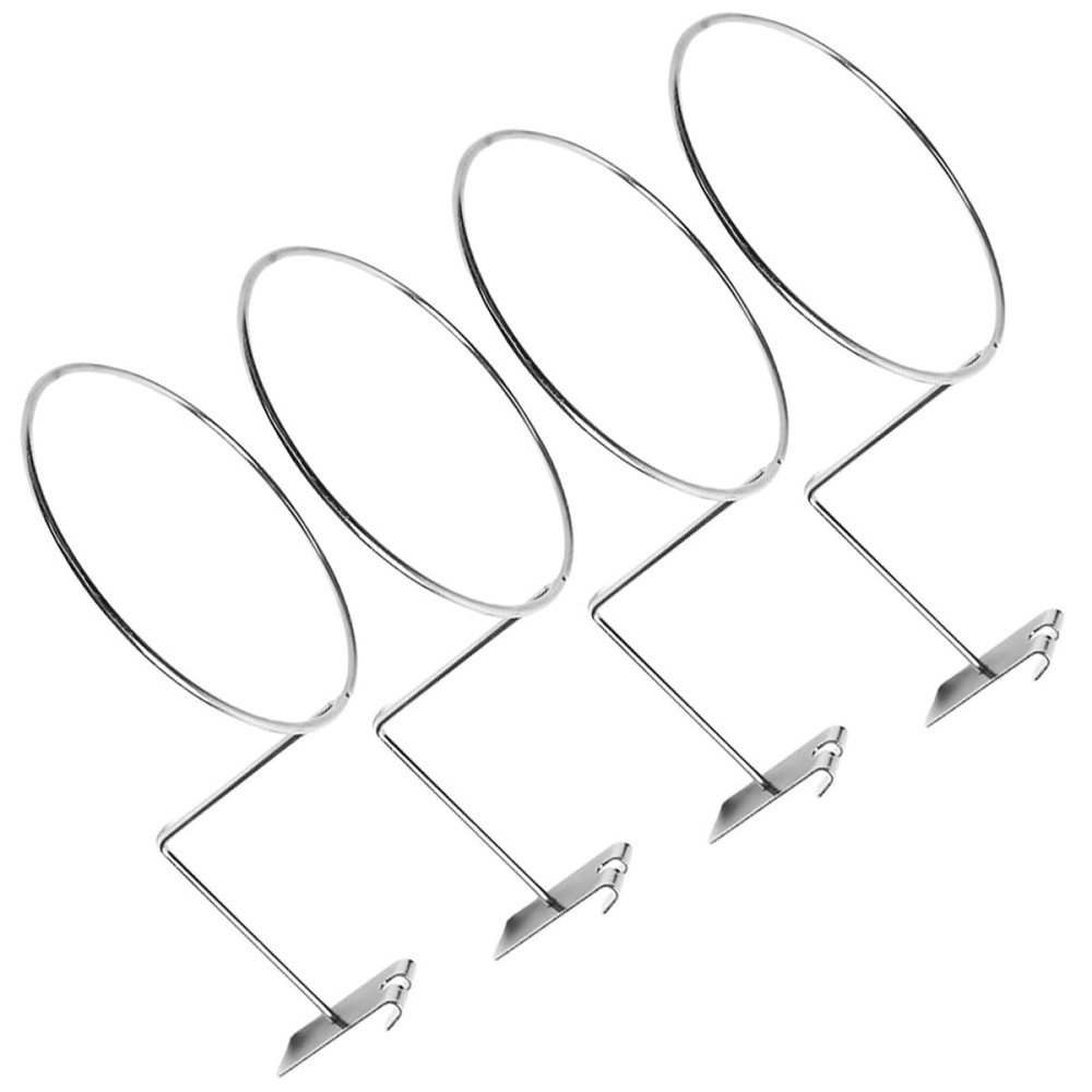 Zerodeko 4pcs Wall Mounted Hat Holder Sturdy Display Rack for Basketballs Footballs Personal Items Easy Installation for Home Shop Exhibition