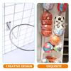 Zerodeko 4pcs Wall Mounted Hat Holder Sturdy Display Rack for Basketballs Footballs Personal Items Easy Installation for Home Shop Exhibition view 4