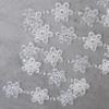Acrylic Crystal Clear and Matte Fancy Snowflake Garland by Factory Direct Craft - Snowflake Garland for Christmas Decorating and Holiday Displays - 6 Feet Long view 1