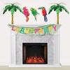 Beistle Palm Tree Cascade Centerpieces  3 Pack, Metallic Tropical Table Decorations with Green Leaf Fringe and Gold Trunk on Clear Plastic Base for Luau, Summer, and Jungle-Themed Celebrations, 18 view 4