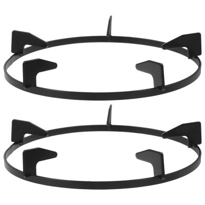Kichvoe Gas Stove Holder Set of 2 8.85 Inch Non-Slip Stove Rack for Kitchen Pan Support Durable Gas Brackets Cooking Range Accessories