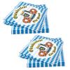 Beistle 32 Piece 2-Ply Paper Oktoberfest Lunch Napkins, German Theme Party Supplies view 1