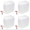 North Mountain Supply 5 Gallon Vented Plastic Hedpak/Carboy - with Cap & Faucet - Pack of 4 view 1