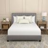 Sealy Spot and Stain Protection and Release Waterproof Fitted Mattress Protector Twin Size Comfort Soft Knit Top Sidewalls Stretch Fits Mattresses 15 Deep Machine Washable Mattress Cover (White) view 1
