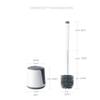 KIZQYN Toilet Brush Creative Wall-Mounted Toilet Brush Holder Set Base Handle Automatic Bathroom Cleaning Tools Toilet Brush Set Toilet Cleaner Brush view 2