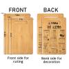 40th Wedding Anniversary Cutting Board Gifts for Women Men Marriage Gifts for Couple 1986 Poster Back In 1986 40th Anniversary Decorations 100% Organic Bamboo Pre Oiled 11"L x 7"W x 0.5"Th view 2
