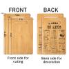 50th Wedding Anniversary Cutting Board Gifts for Women Men Marriage Gifts for Couple 1976 Poster Back In 1976 50th Anniversary Decorations 100% Organic Bamboo Pre Oiled 11"L x 7"W x 0.5"Th view 2