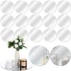 Tuanse 18 Pcs 12 Inch Round Mirrors Centerpieces for Tables, Wedding Mirror, Table Mirrors, Mirror Plates Set, Circle Glass Trays for Valentine, Baby Shower, Party Decorations, Crafts, 2mm view 1