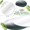 Tuanse 18 Pcs 12 Inch Round Mirrors Centerpieces for Tables, Wedding Mirror, Table Mirrors, Mirror Plates Set, Circle Glass Trays for Valentine, Baby Shower, Party Decorations, Crafts, 2mm view 2