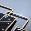 Clock Silent Table Clock, Fashion Metal Frame Desk Clock for Home Office Decor, Large Font Arabic Numeral Tabletop Clock Elegant view 4