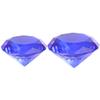 Happyyami Blue Vases 60mm Acrylic Diamond Gems Jewels Wedding Large Crystal Acrylic Diamonds Jewel Rhinestones Gemstones Wedding Table Confetti Party Centerpieces Decorations Wedding Table Centerpiece view 2