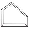 Fun Twin Size Metal Kids House Bed, Suitable for Children, Teenagers, Boys, Girls (Black@W>) view 4