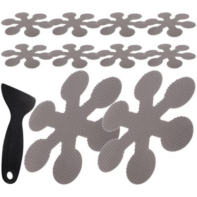 Cabilock Snowflake Anti Slip Stickers for Bathtub 3.14X3.14 Inch Non-Skid Shower Decals 12 Pcs Safety Tub Stickers for Home Bathroom Pools Stairs Easy Application