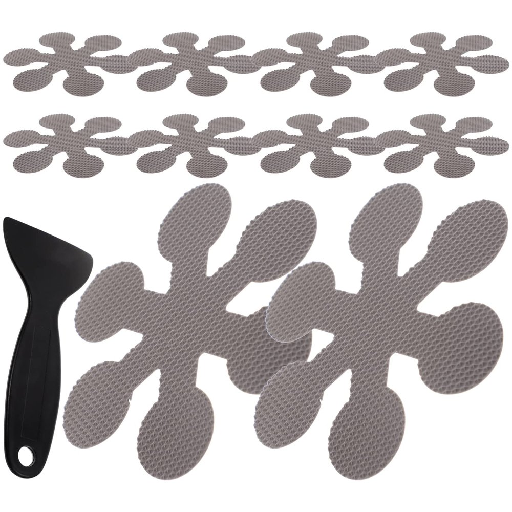 Cabilock Snowflake Anti Slip Stickers for Bathtub 3.14X3.14 Inch Non-Skid Shower Decals 12 Pcs Safety Tub Stickers for Home Bathroom Pools Stairs Easy Application