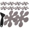 Cabilock Snowflake Anti Slip Stickers for Bathtub 3.14X3.14 Inch Non-Skid Shower Decals 12 Pcs Safety Tub Stickers for Home Bathroom Pools Stairs Easy Application view 1