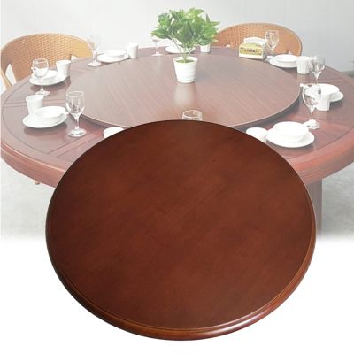 20in-38in Large Wooden Turntable Lazy Susan For Dining Table, Wooden Round Rotating Tray, 360 Swivel Lazy Susan For Home Kitchen Hotel Restaurant Serving Plate, Rotate By Hand (Color : White-B, Siz