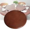 20in-38in Large Wooden Turntable Lazy Susan For Dining Table, Wooden Round Rotating Tray, 360 Swivel Lazy Susan For Home Kitchen Hotel Restaurant Serving Plate, Rotate By Hand (Color : White-B, Siz view 1