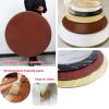 20in-38in Large Wooden Turntable Lazy Susan For Dining Table, Wooden Round Rotating Tray, 360 Swivel Lazy Susan For Home Kitchen Hotel Restaurant Serving Plate, Rotate By Hand (Color : White-B, Siz view 3