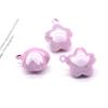 Sewroro Japanese Decor Backpack Keychain Japanese Bells Blossoms Shaped Car Hanging Pendant Bell Car Charm Ornament Japanese Water Bells for DIY Hanging Backpack Accessories Backpack Keychain view 3