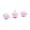 Sewroro Japanese Decor Backpack Keychain Japanese Bells Blossoms Shaped Car Hanging Pendant Bell Car Charm Ornament Japanese Water Bells for DIY Hanging Backpack Accessories Backpack Keychain view 4