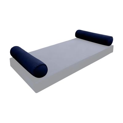 Cover ONLY Model V5 Twin Velvet Same Pipe Indoor Daybed Bolster Pillow - AD373