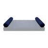 Cover ONLY Model V5 Twin Velvet Same Pipe Indoor Daybed Bolster Pillow - AD373 view 2