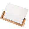 DECHOUS Wood Base Acrylic Photo Frame Menu Rack Display Stand for Table Retail Store Sign Holder view 1