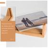DECHOUS Wood Base Acrylic Photo Frame Menu Rack Display Stand for Table Retail Store Sign Holder view 2