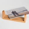 DECHOUS Wood Base Acrylic Photo Frame Menu Rack Display Stand for Table Retail Store Sign Holder view 4