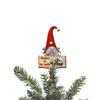 V VIBEPY All Over Printed Personalized Family Christmas Tree Topper, Christmas Tree Decor, Family Tree Topper, 8", 12", 18" Wood Tree Topper, Gift for Friend, Gift for Family, Christmas Tree Topper view 4