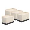 LIFKOME 4pcs Furniture Risers for Sofa Couch Table Bed -Skid Design Space-Saving for Home Appliances Cabinets view 1