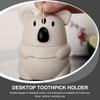 Cabilock Toothpick Holder for Table Press Toothpick Dispensers and Sturdy Material view 2