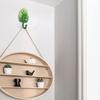 BOOMLATU Gradient Decorative Leaves Wall Hooks,Iron Hand-Painted Key Holder for Home Office (Green, B) view 3