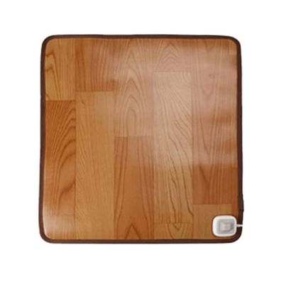 VNABO Carbon Crystal Heated Area Rug Wood Stripe Heated Floor Mats Retro Style Electric Heated Floor Simple Heater Electric Mat
