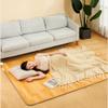 VNABO Carbon Crystal Heated Area Rug Wood Stripe Heated Floor Mats Classic Electric Heated Floor Heater Electric Mat for Living Room view 2