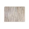 VNABO Indoor Heated Area Rug Wood Stripe Heated Floor Mats Vintage Rustic Heated Carpet with Thermostat Heater Electric Mat view 1
