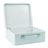 White Mini Cardboard Suitcase - 12 Inch - Party Centerpiece and Wedding Decoration view 2