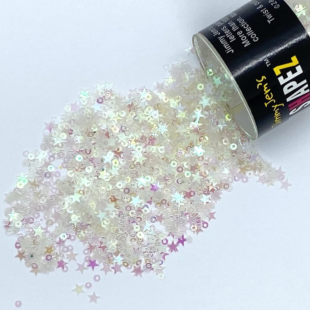 Confetti MS Star/Dot 1/8" Iridescent - Retail Pack #9031 QS0