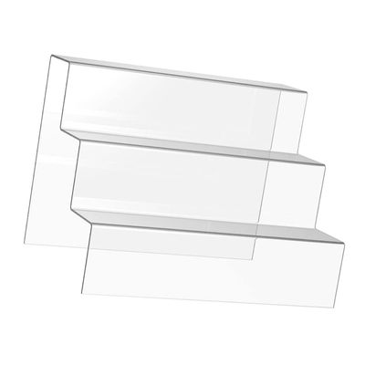 Zerodeko Acrylic Organizer Model Display Shelves Stepped Display Stand Acrylic Storage Rack Jewelry Storage Case