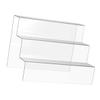 Zerodeko Acrylic Organizer Model Display Shelves Stepped Display Stand Acrylic Storage Rack Jewelry Storage Case view 1